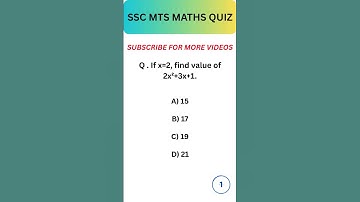 SSC MTS MATHS QUIZ|TELUGU|ENGLISH|NUMERICAL ABILITY |YTSHORTS|DAILY QUIZ| SSCMTS MATHS PRACTICE TEST