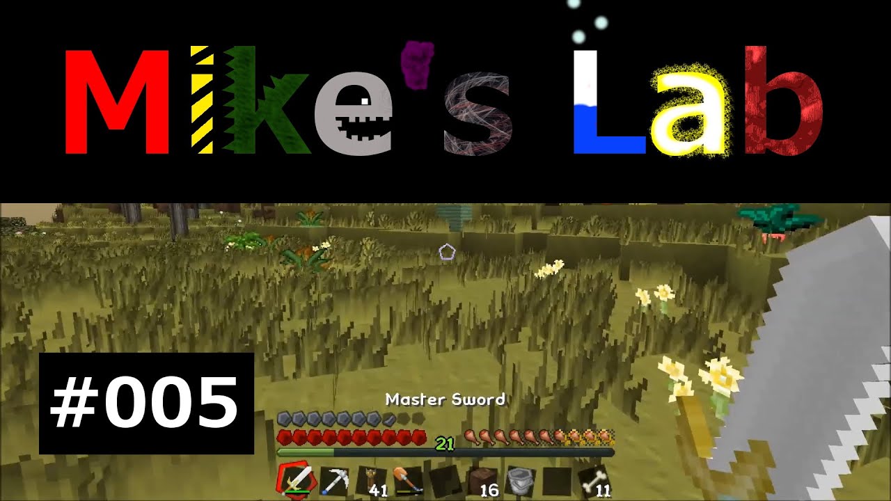 Mike's Lab #005 : Master Sword! (Minecraft with Mods) - YouTube