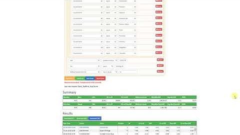 System Builder Result Breakdowns - Quickly Filter Your System Ideas