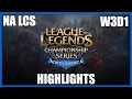 [Highlights] NA LCS W3D1 All Matches | NME vs T8, TSM vs DIG, TL vs C9, TIP vs TDK, GV vs CLG