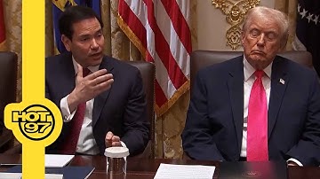 Trump Caught Snoozing While Marco Rubio Praises Him in Cabinet Meeting
