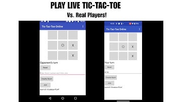 Tic-Tac-Toe Online App Demo | Built Using MIT App Inventor 2