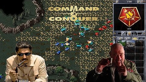 C&C Red Alert Remastered - 4v4 high level games