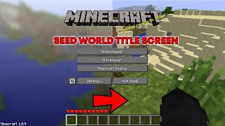 Jadi Inilah Seed Dunia Minecraft Yang ada di Layar Judul