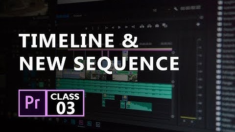 New Sequence and Timeline In Adobe Premiere Pro CC Class 3 - Urdu / Hindi