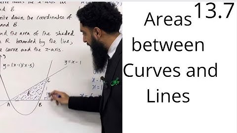 Edexcel AS Level Maths: 13.7 Areas between Curves and Lines (Integration)