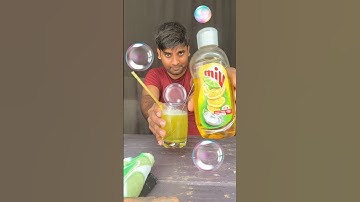 Magic Bouncing Bubble Hack 🫧 ✅ | science project class 7th #shorts #fyp #diy #gems #experiments