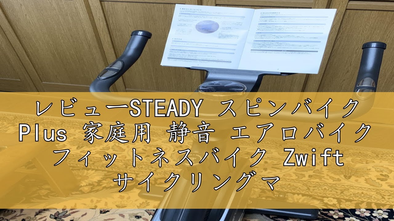 レビューSTEADY スピンバイク Plus 家庭用 静音 エアロバイク