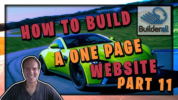 How To Build A 1 Page Website Builderall Tips Part 11