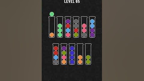 Ball Sort Puzzle Level 65 | Puzzle Game  | Complete Level