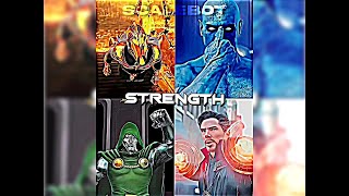 Battle Of The Doctors Fate Vs Strange Vs Manhattan Vs Doom 4K Cc Scalebot