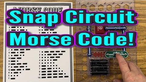 Snap Circuits Morse Code in RamZland!⚡️ #STEM #ScienceForKids #RamZland