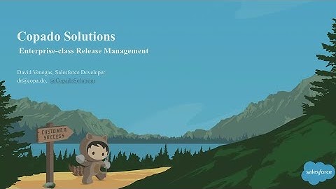 Enterprise-Class Release Management With Copado