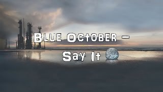 Blue October - Say it [Acoustic Cover.Lyrics.Karaoke]