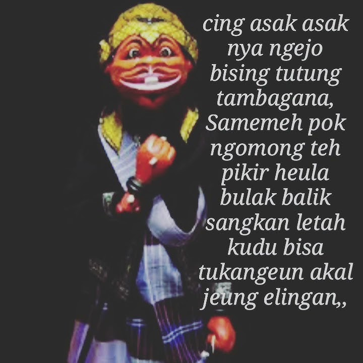 Story papatah Sunda, penuh makna~kang cepot