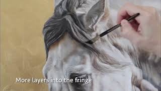 The Making Of MAJESTIC GLORY Oil and Gold Leaf Painting | #oilpaintingtechniques #painthorse