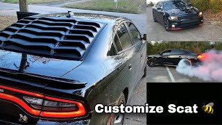 CUSTOMIZING SCATPACK CHARGER PT1 + BURNOUTS/DONUTS