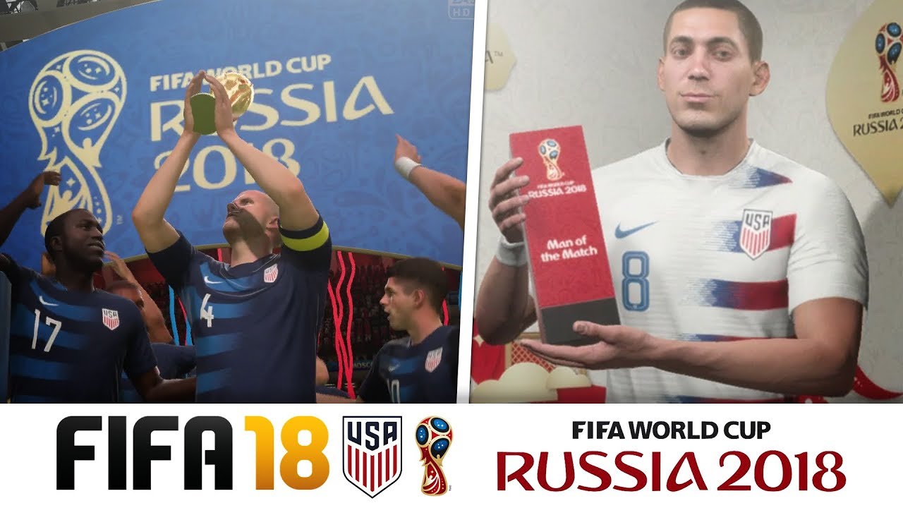 Usa Winning World Cup Fifa 18 World Cup Career Mode Youtube