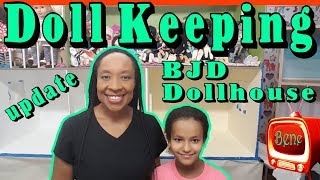 DOLLKEEPING: BJD Dollhouse update and Creating a Dollhouse Town