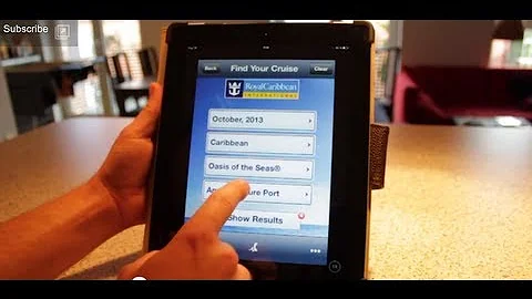 Royal Caribbean Smartphone App "Tutorial"