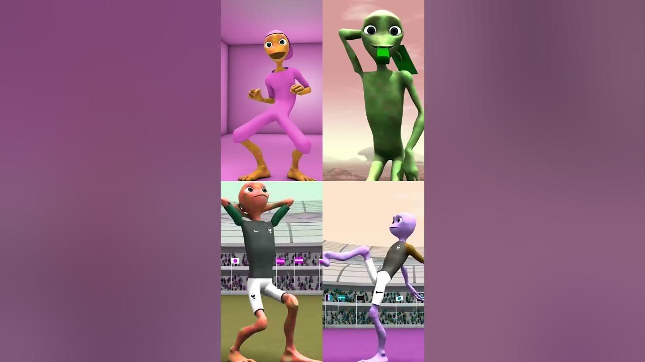 Green Alien Dance | El Chombo - Dame Tu Cosita feat. - Yeşil Uzaylı Dansı #dametucosita #shorts