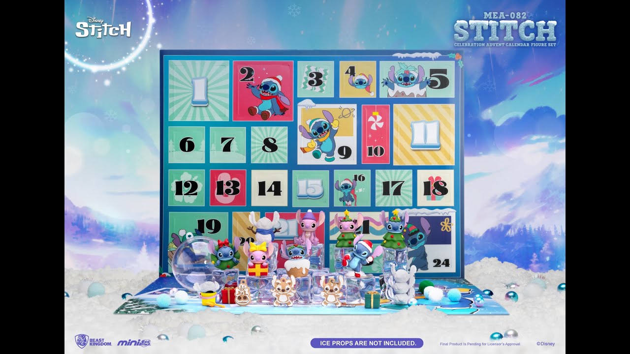 MEA-082 Stitch celebration Advent Calendar figure set (Cookie