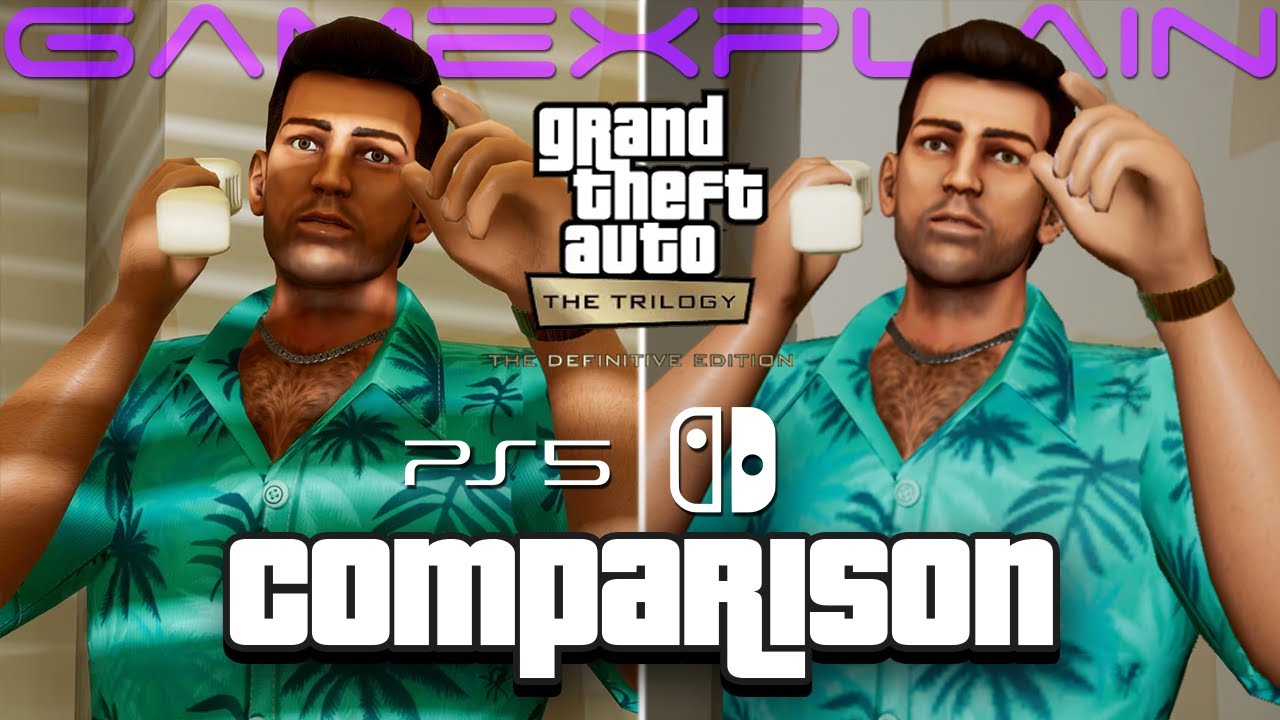 GTA: The Definitive Edition Graphics Comparison (Switch vs. PS5) 