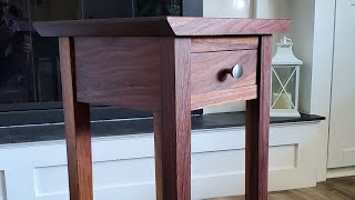 Famous Walnut end table full build. Net Worth