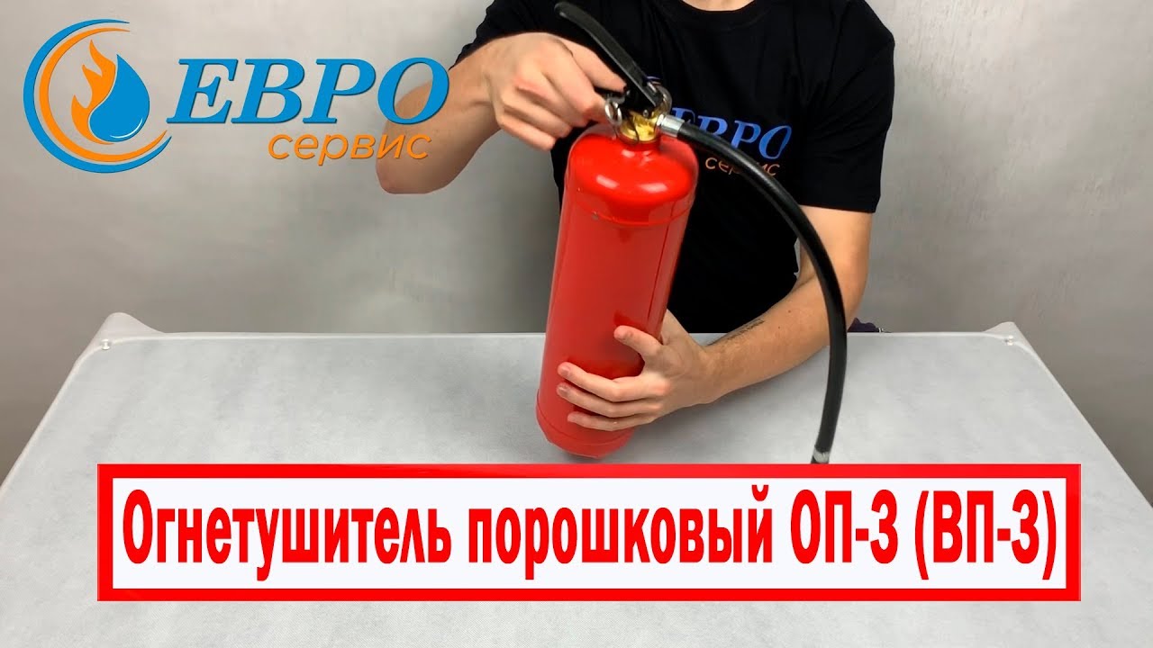 Огнетушитель порошковый ОП-3 ВП-3 100% защита не большей машины от ...