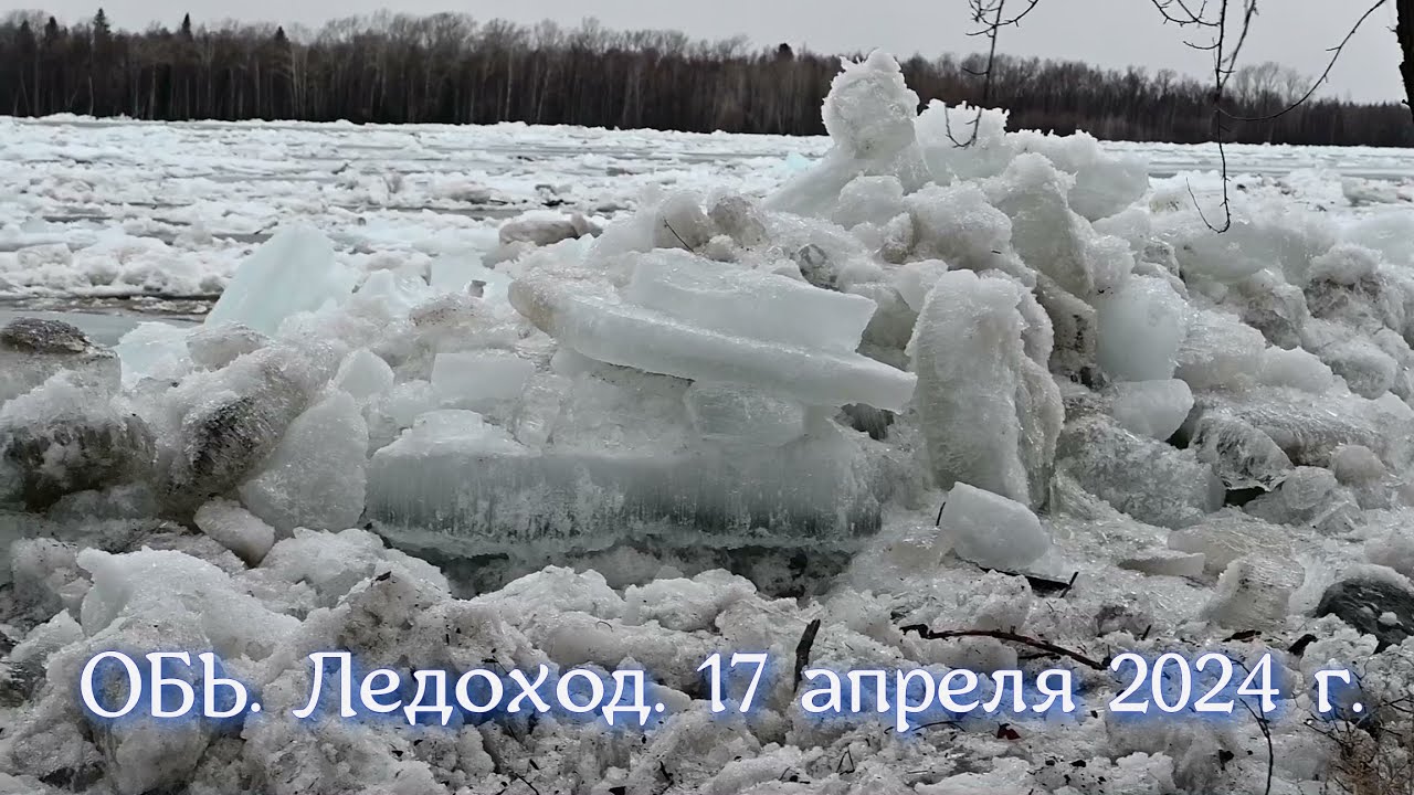 ЛЕДОХОД на ОБИ.17 апреля 2024 г. КИРЕЕВСК-СФТИ. Муз. Рахманинов. Элегия ...