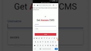 new get axcora cms installation on android smartphone - free download open source code gratis
