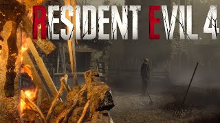 Resident Evil 4 Remake PS5 Aggressive Gameplay - Chainsaw Boss Fight (No Damage ) 4k/60fps