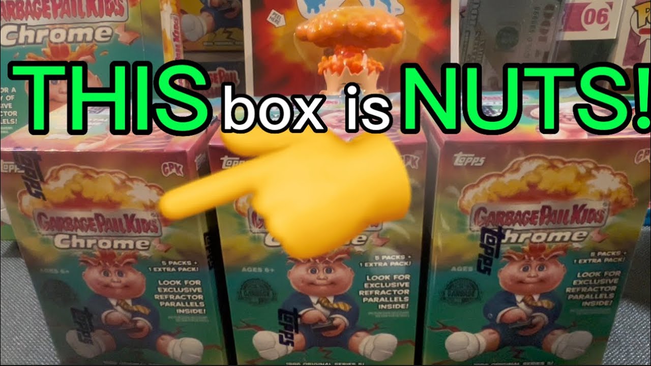 2022 Garbage Pail Kids Chrome 5 Blasters: САМАЯ БЕЗУМНАЯ КОРОБКА, которую я когда-либо открывал!!