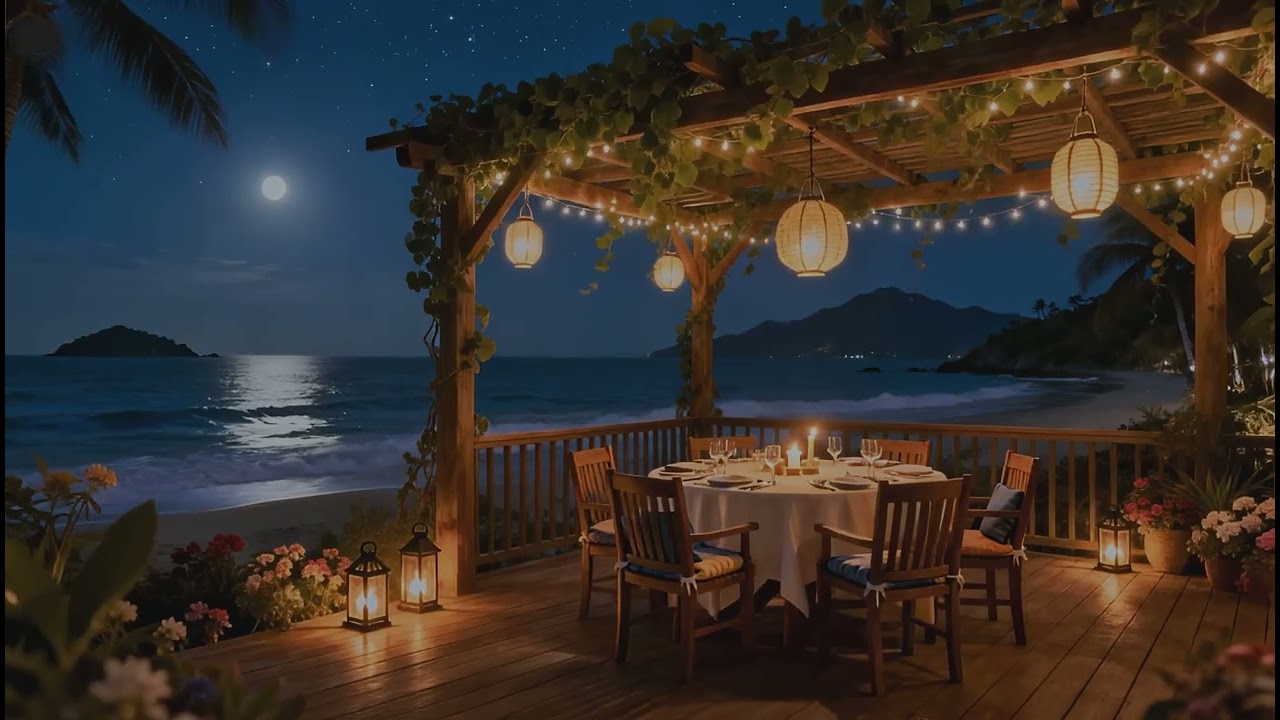 (No Ads) Calming Sleep Hypnosis • Night Sea Atmosphere • Relieves Insomnia, Relieves Anxiety