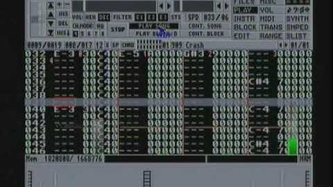 Octamed Tune Made on Amiga 1200 mid 1990