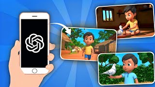 Ai se 3d Cartoon Videos Kaise Banaye🤯 | Ai se Video Kaise Banaye 🎉| How to Make 3d Cartoon Video  screenshot 2