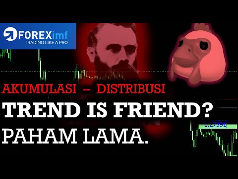 TREND FOLLOWING TRADING CARA UMUM ANALISA - DOW THEORY AKUMULASI DAN DISTRIBUSI | VLOG FOREX