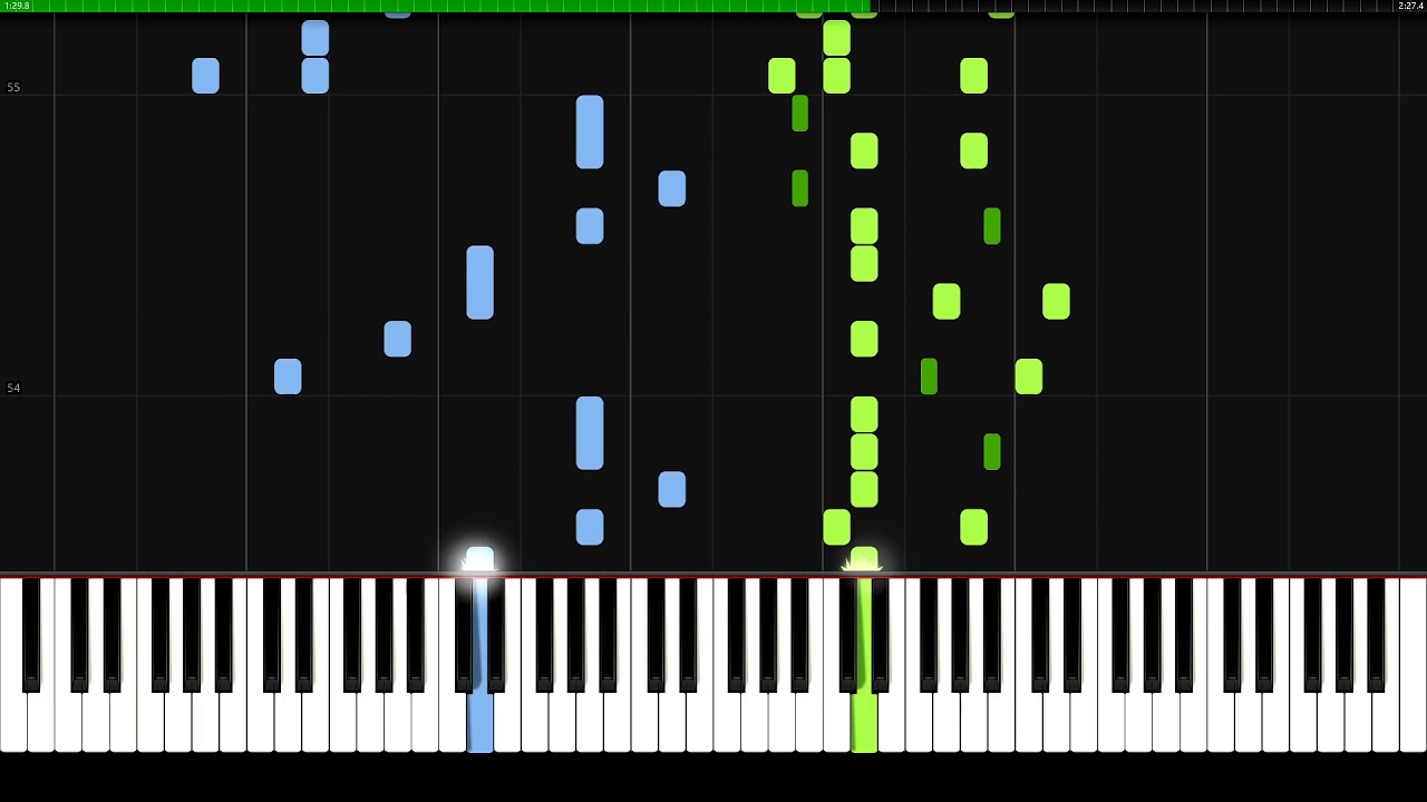 C64 Giana Sisters - Chris Hülsbeck | Piano Tutorial | Synthesia | How to play