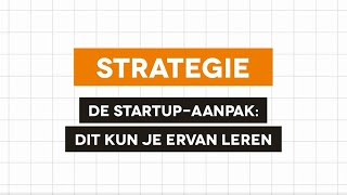 Strategie - De startup-aanpak van Eric Ries