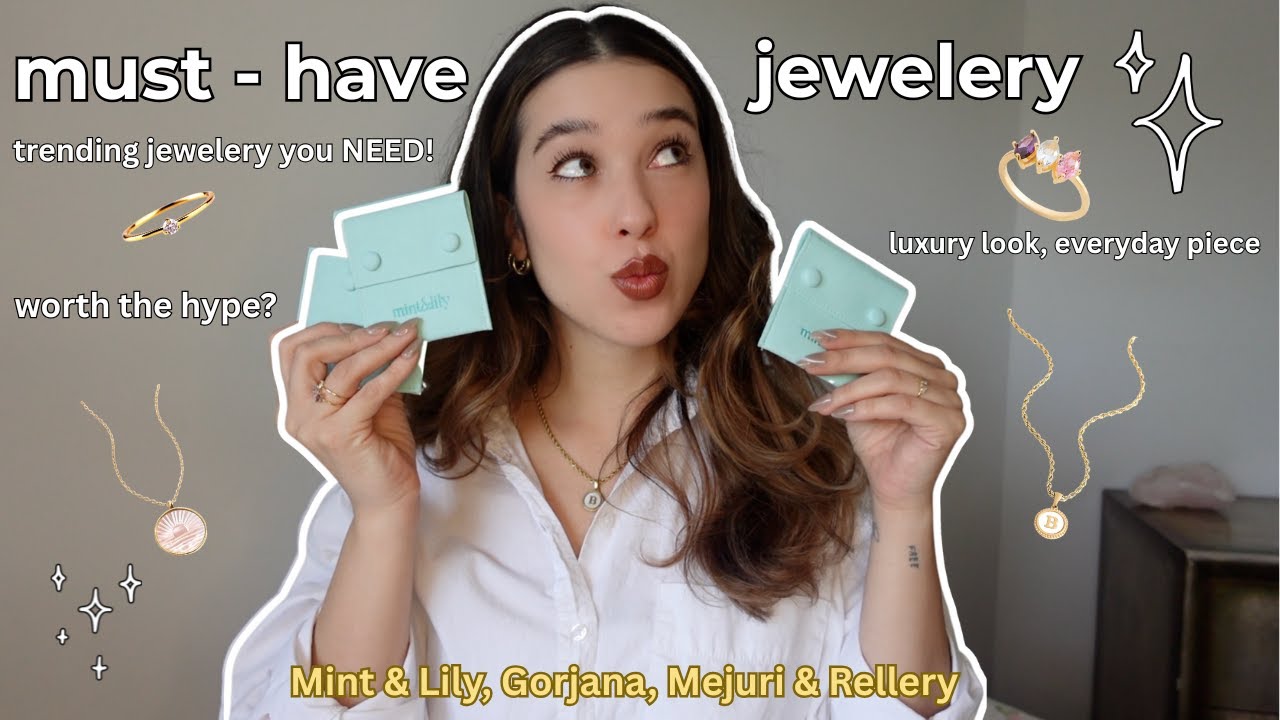 Mint & Lily, Mejuri, Gorjana & Rellery Jewelry Review | Personalized Necklace & Everyday Pieces ✨