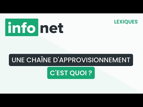 Vidéo: Qu'est-ce qu'une bonne gestion de la chaîne d'approvisionnement?