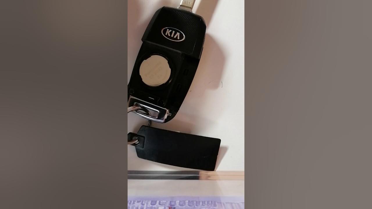 Kia Autoschlüssel Batterie wechseln Piccanto Schlüssel 