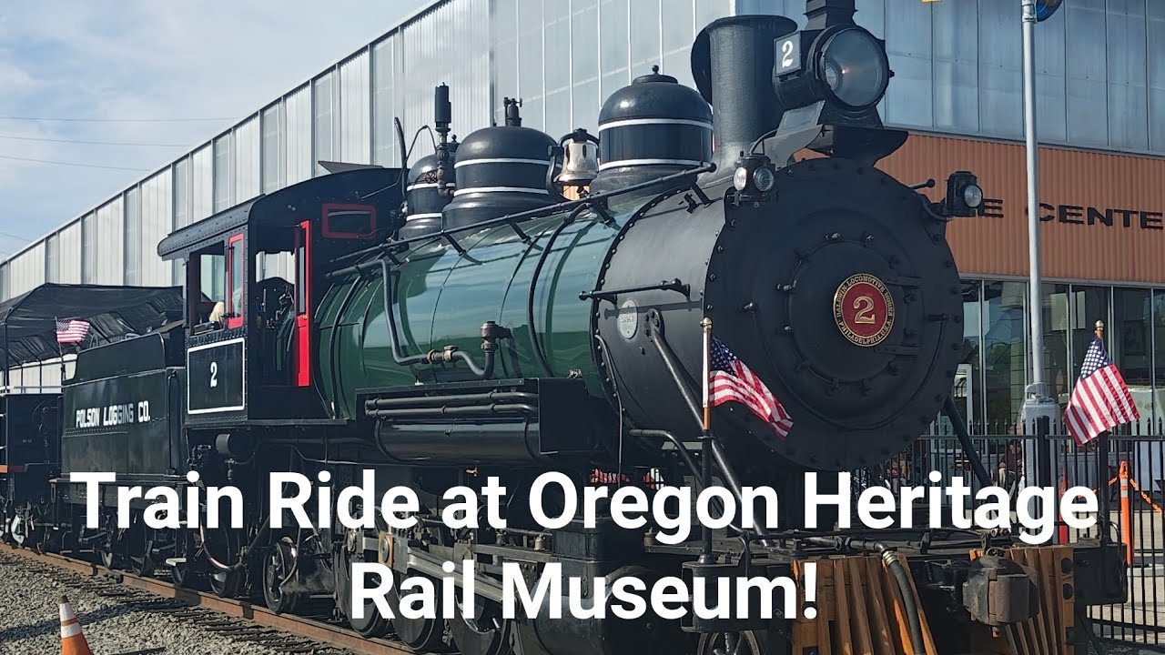 Retro Rides Oregon Train Ride at Oregon Heritage Rail Museum - Portland, Oregon - YouTube