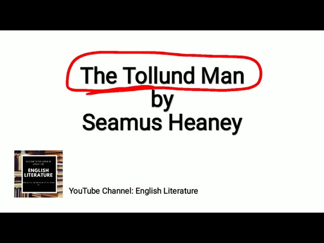 tollund man poem summary
