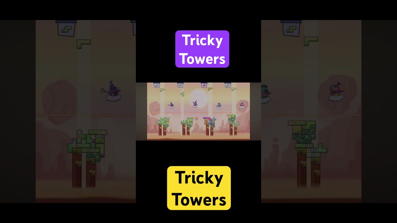 Tricky Towers on my channel 