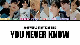 How Would Stray Kids Sing You Never Know - BLACKPINK (with lyrics)