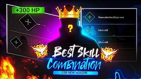 New Skill Combination For Cs Rank || Best Character Combination For Clash Squad Rank (New Season)