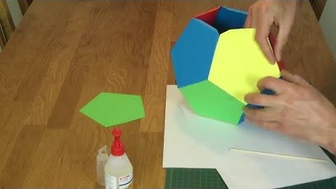 Large Paper Dodecahedron Tutorial