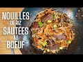 BOEUF SAUTÉ AUX NOUILLES DE RIZ -- BEEF CHOW FUN -- FOOD IS LOVE