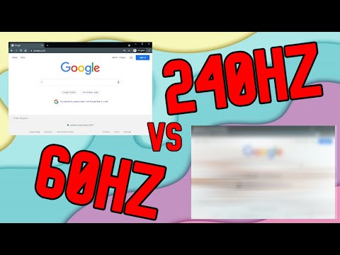 The difference between 60hz and 240hz monitors #Shorts